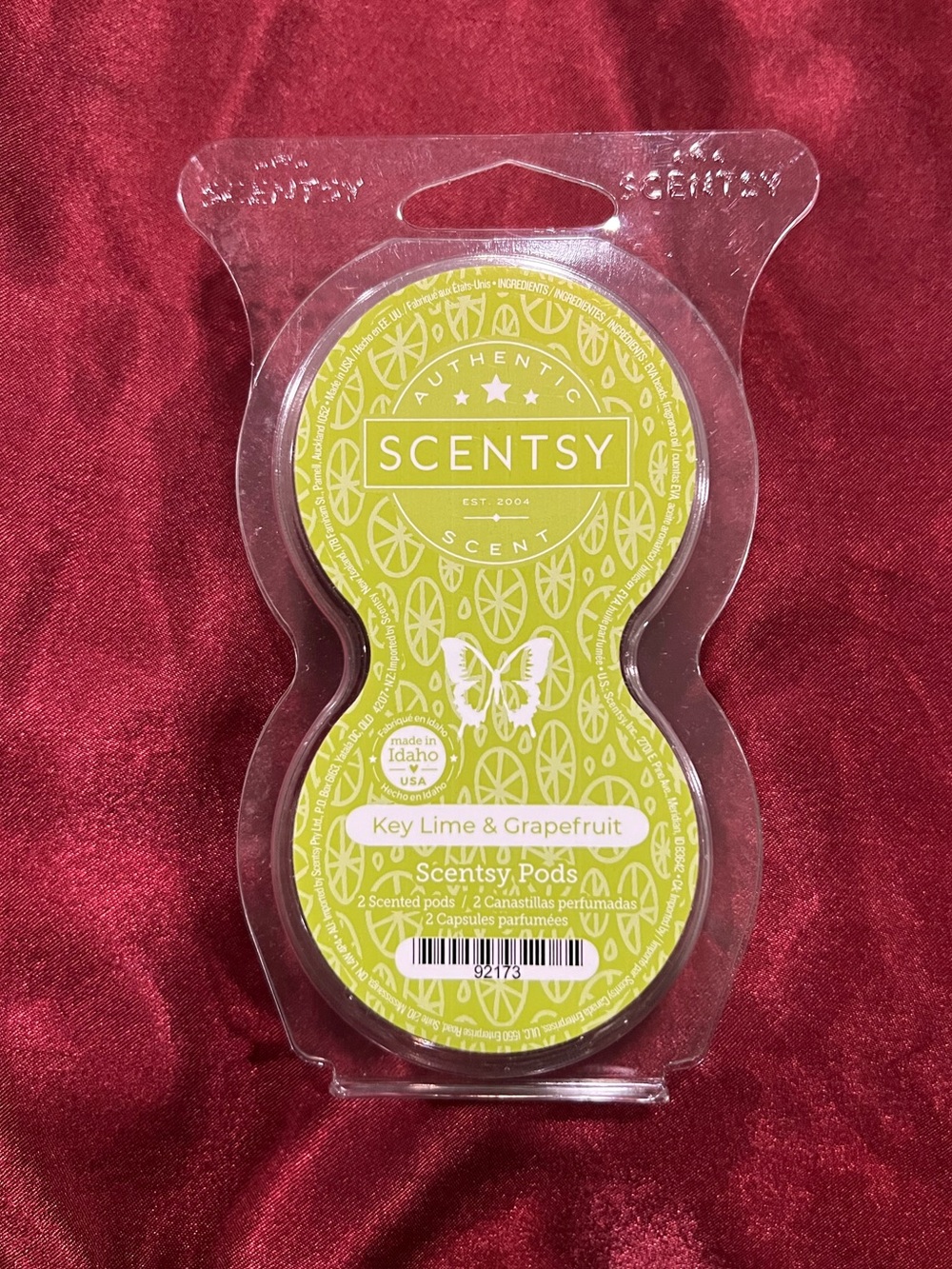 Scentsy Key Lime & Grapefruit Scented Pods